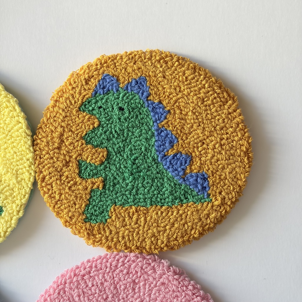 刺繍コースター