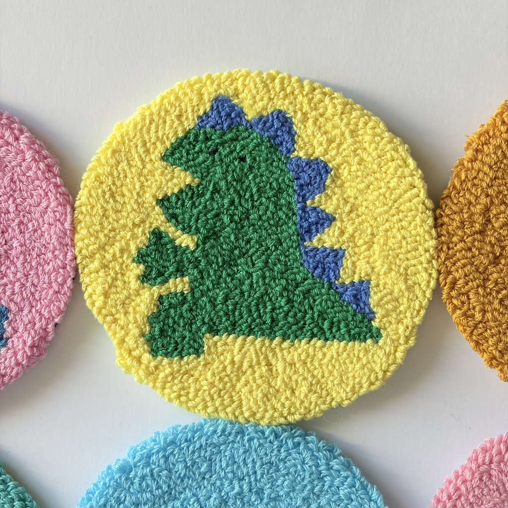 刺繍コースター