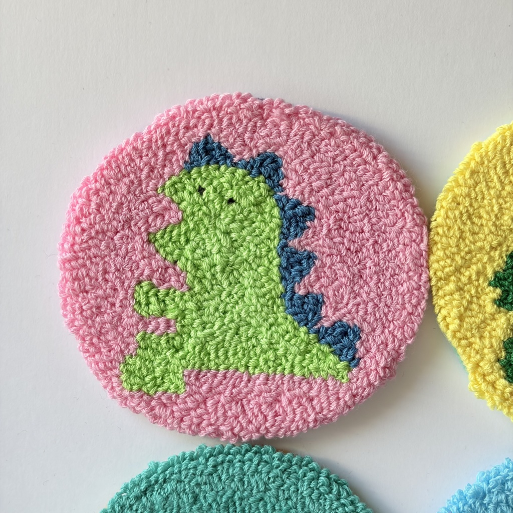 刺繍コースター