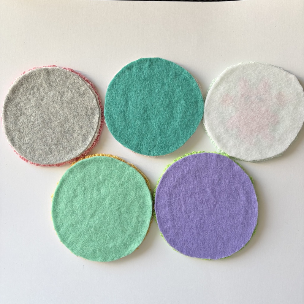 刺繍コースター