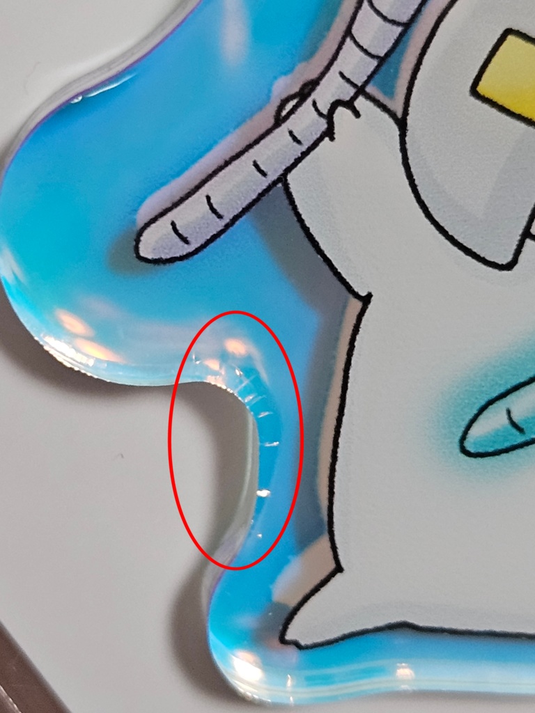 もぐBさまアクリルチャーム(プレミアムミミズさんver.)