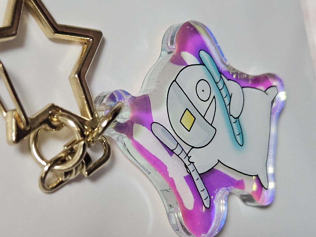 もぐBさまアクリルチャーム(プレミアムミミズさんver.)