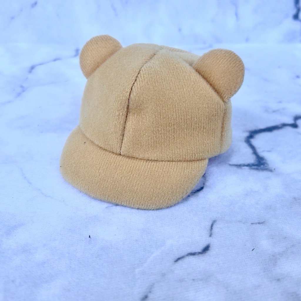 クマ耳キャップ（ベージュ）