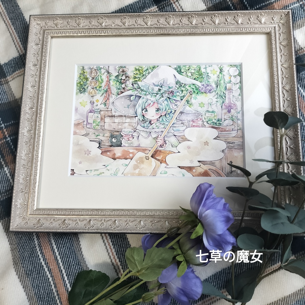 額装原画(サムホール)