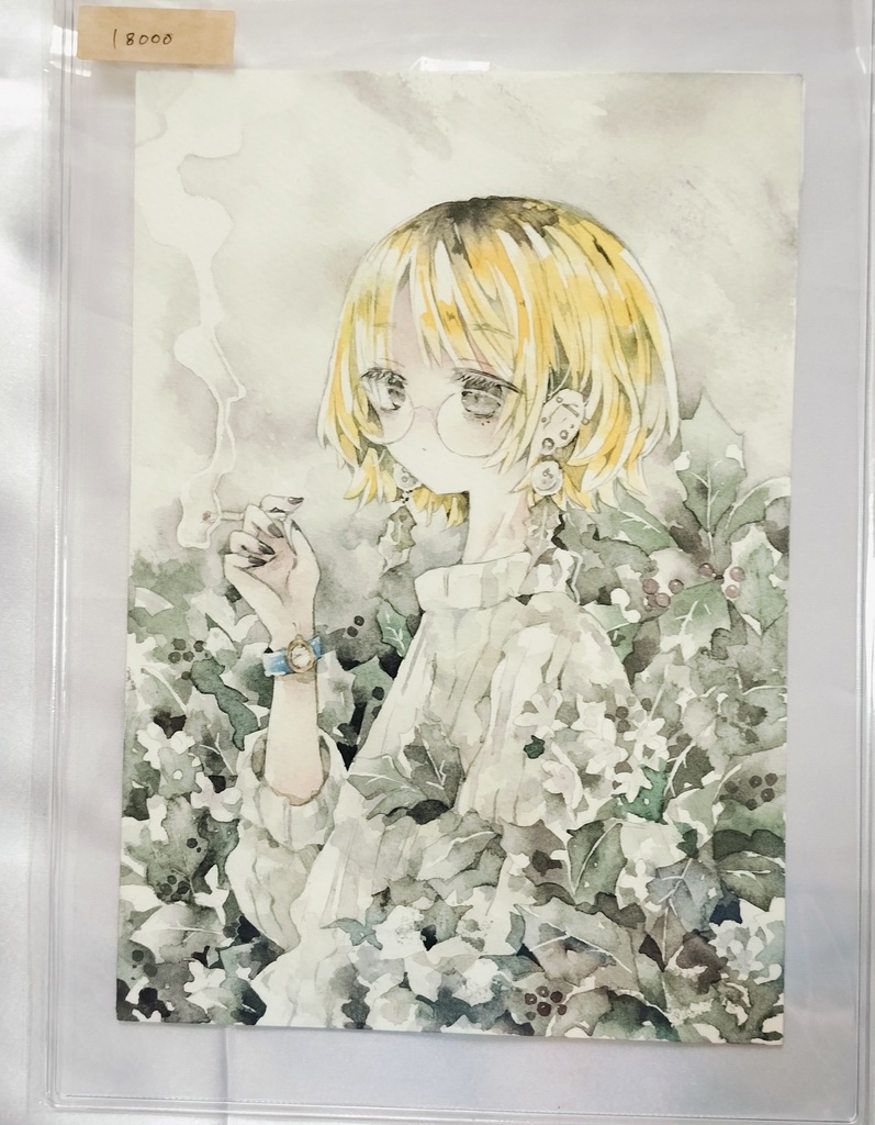 水彩原画(未額装)