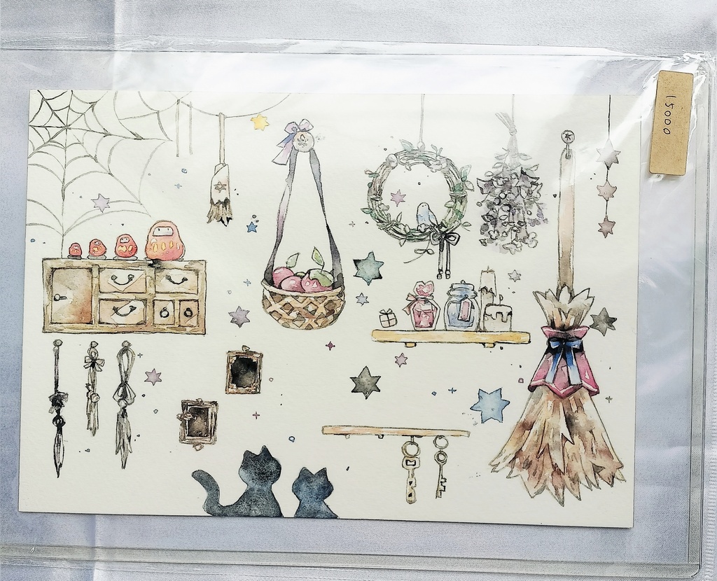 水彩原画(未額装)