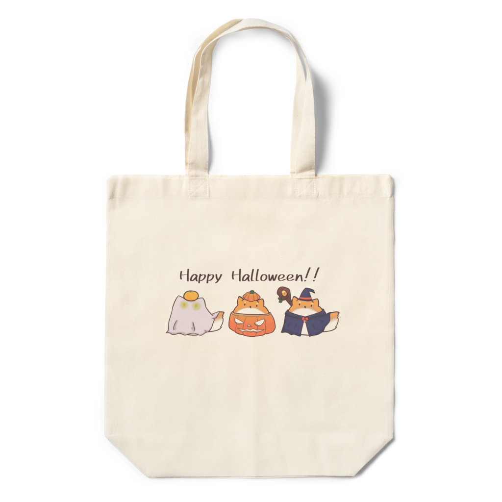 【ハロウィン2020】きなこ犬エコバッグ