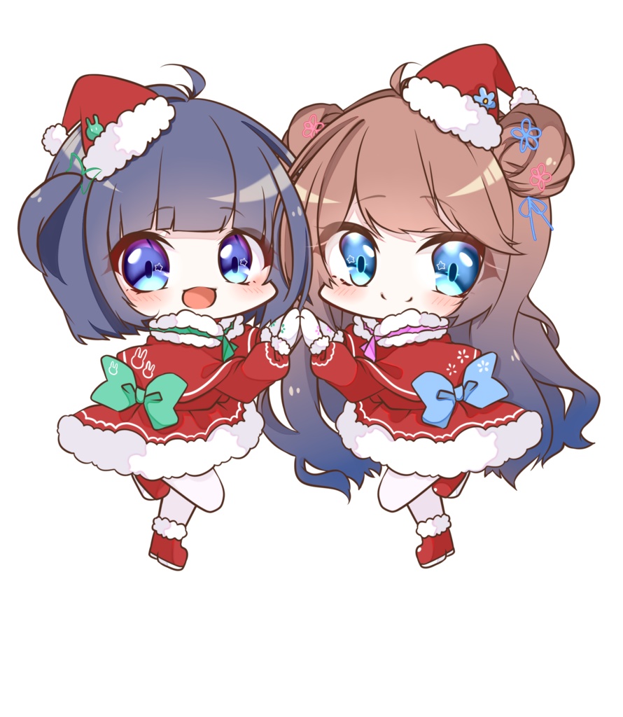 らびしゃわクリスマスアクキー