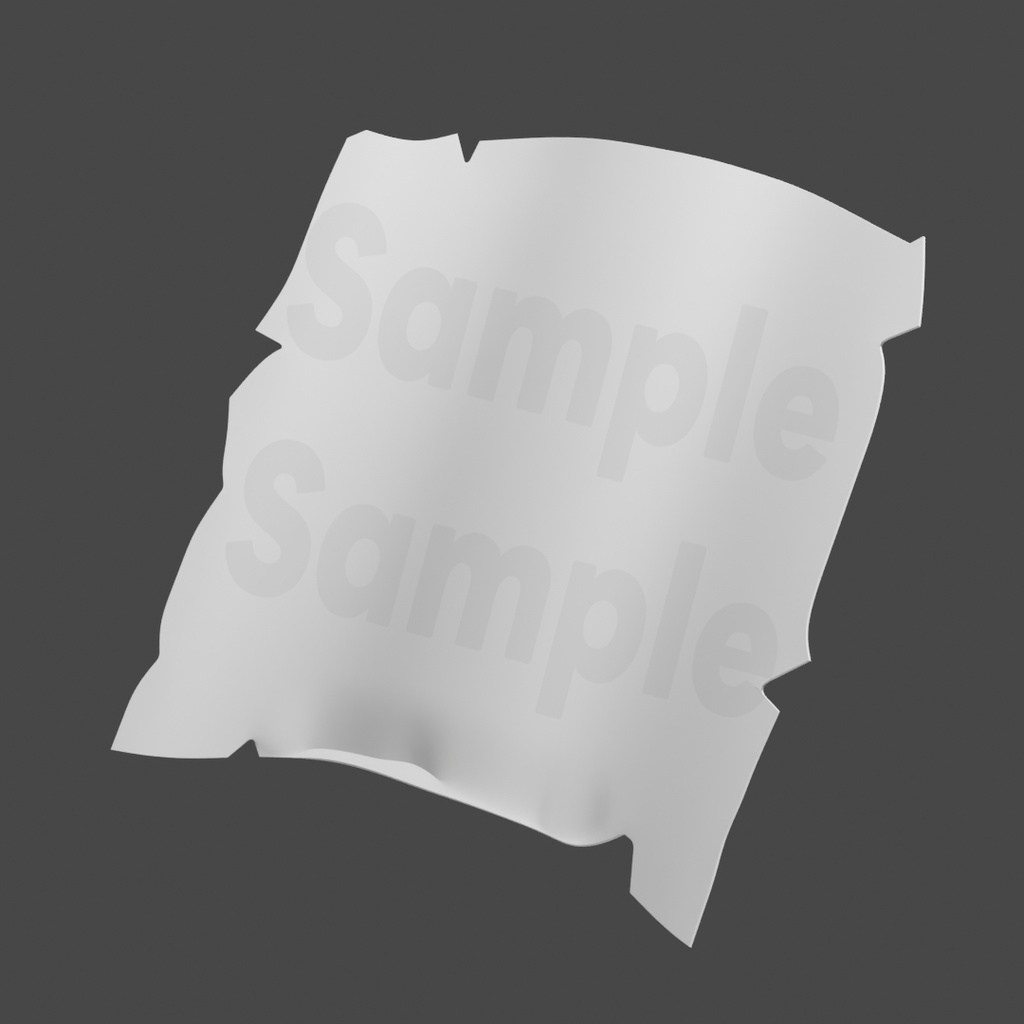 【TRPG素材 無料/投げ銭 】紙切れ 素材【商用利用可能】