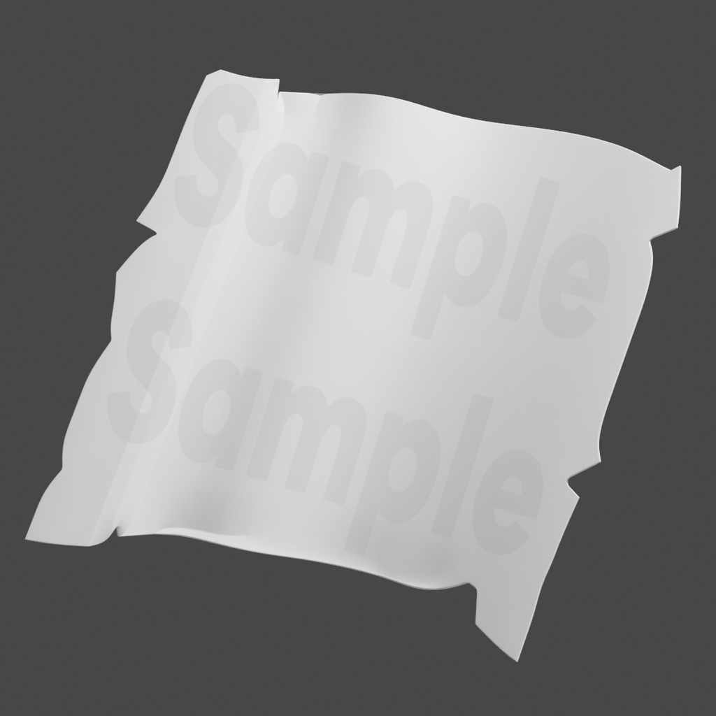 【TRPG素材 無料/投げ銭 】紙切れ 素材【商用利用可能】