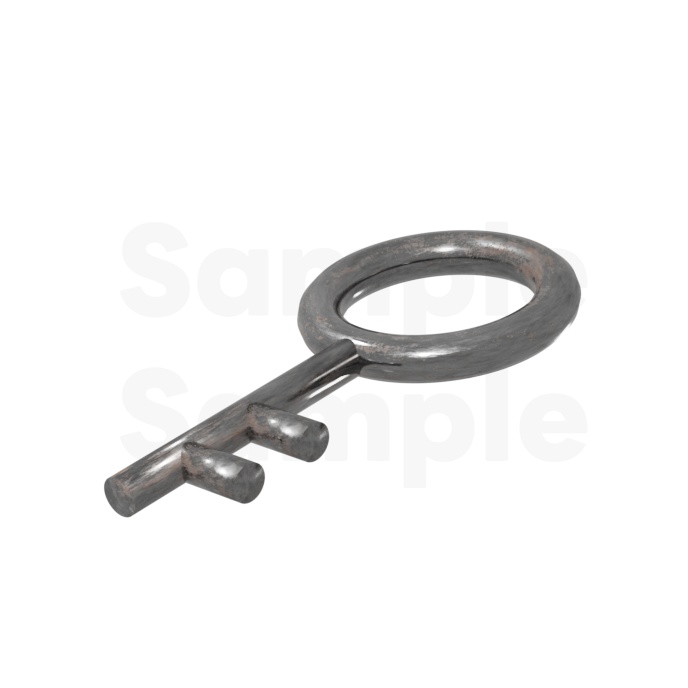 【TRPG素材 無料/投げ銭 】シンプル鍵 1 素材【商用利用可能】