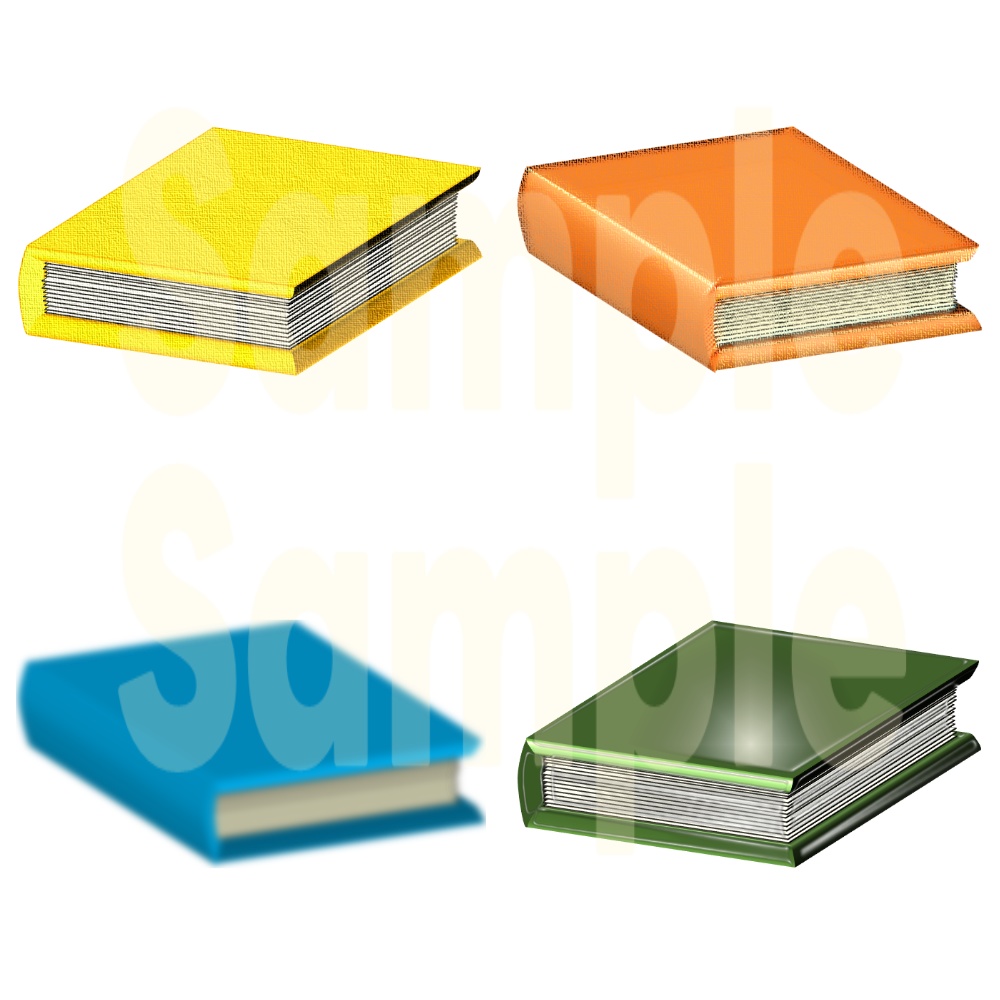 【TRPG素材 無料】色んな本単体 素材【商用利用可能】