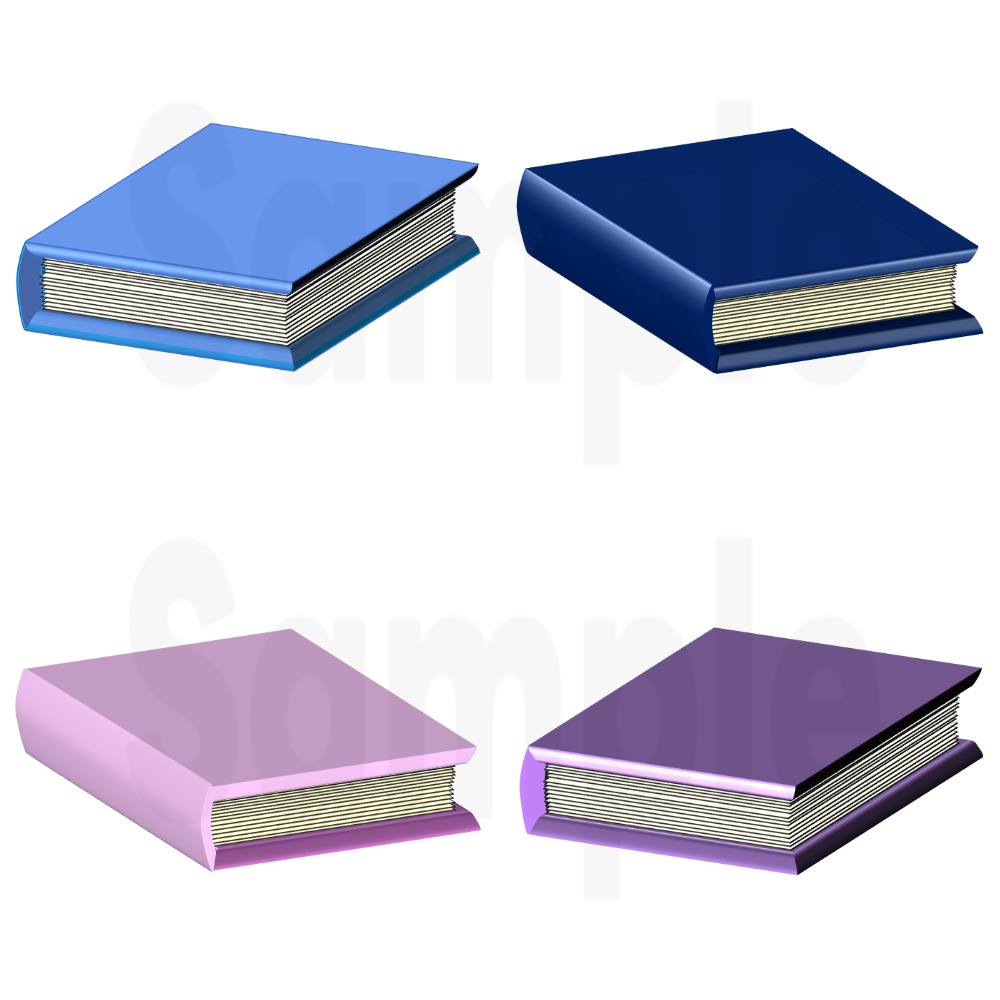 【TRPG素材 無料】色んな本単体 素材【商用利用可能】