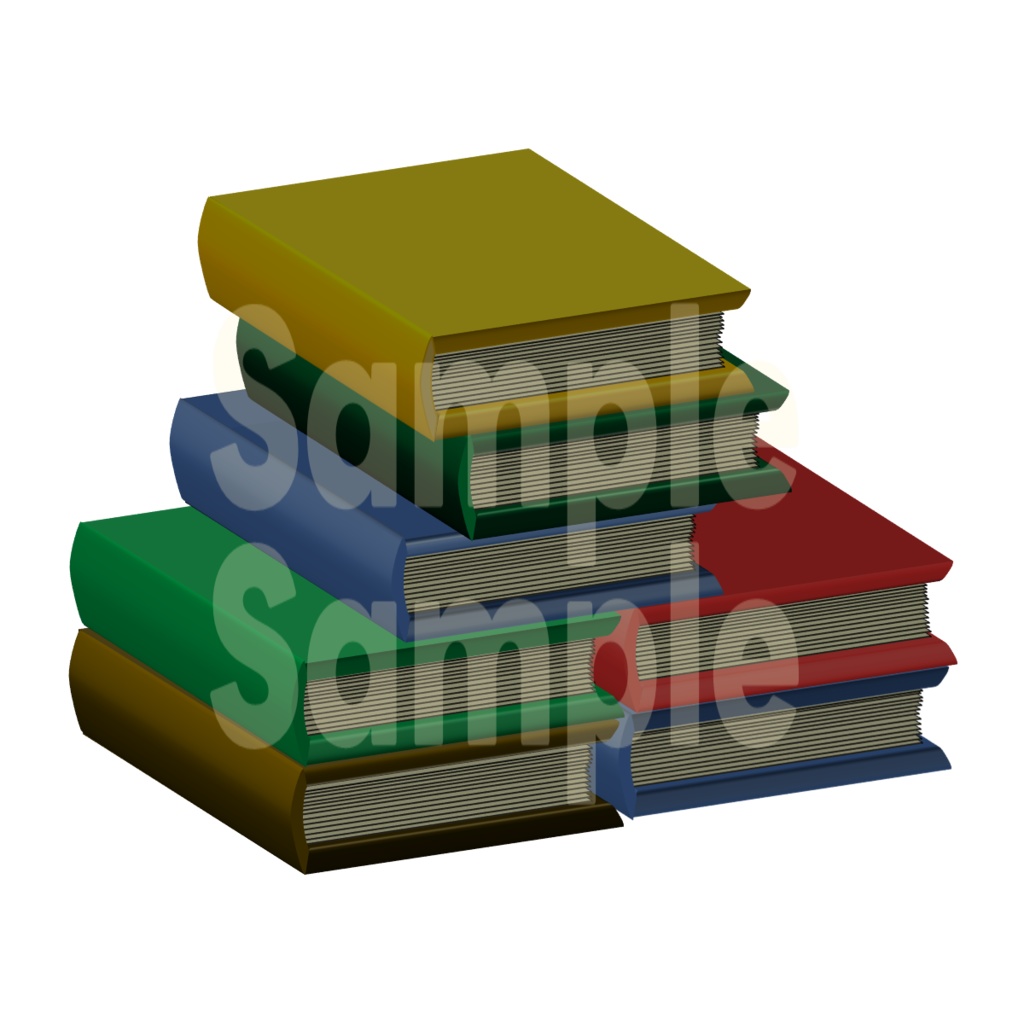 【TRPG素材 無料/投げ銭 】本の群れ 素材【商用利用可能】