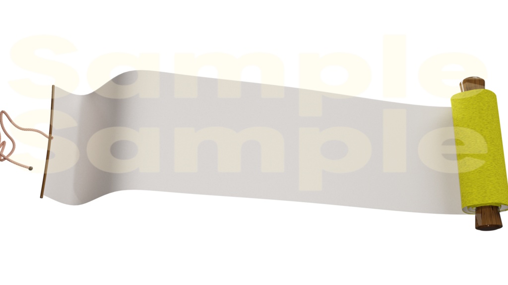 【TRPG素材 無料】巻物 素材【商用利用可能】