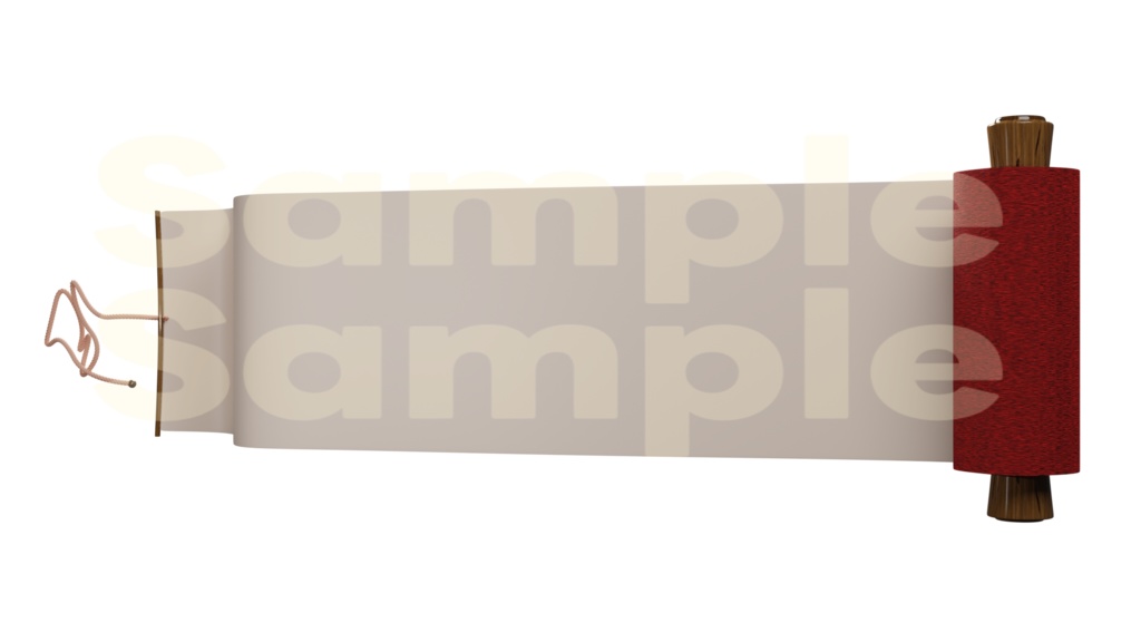 【TRPG素材 無料】巻物 素材【商用利用可能】