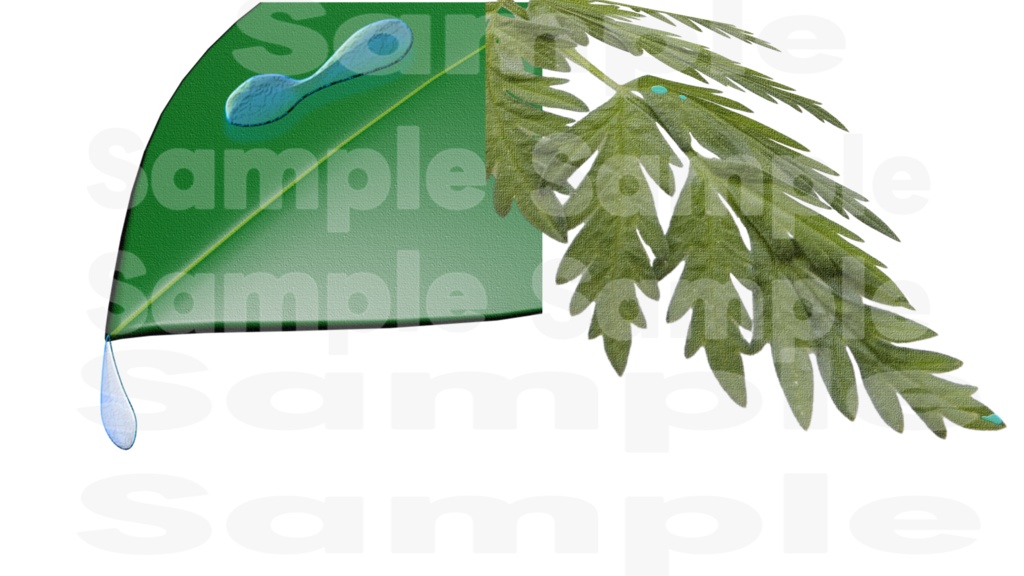 【TRPG素材 無料】いろんな水滴 素材【商用利用可能】