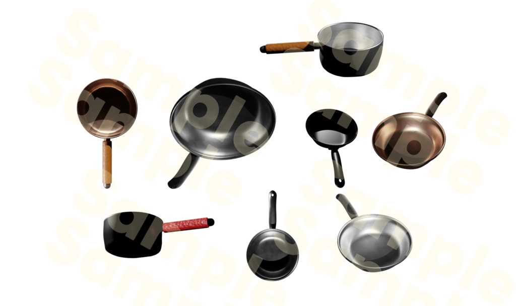 【TRPG素材 無料】フライパン 素材【商用利用可能】