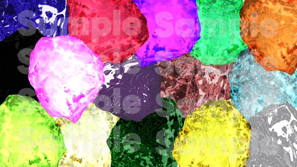 【TRPG素材 無料】色とりどりの欠片3 素材【商用利用可能】