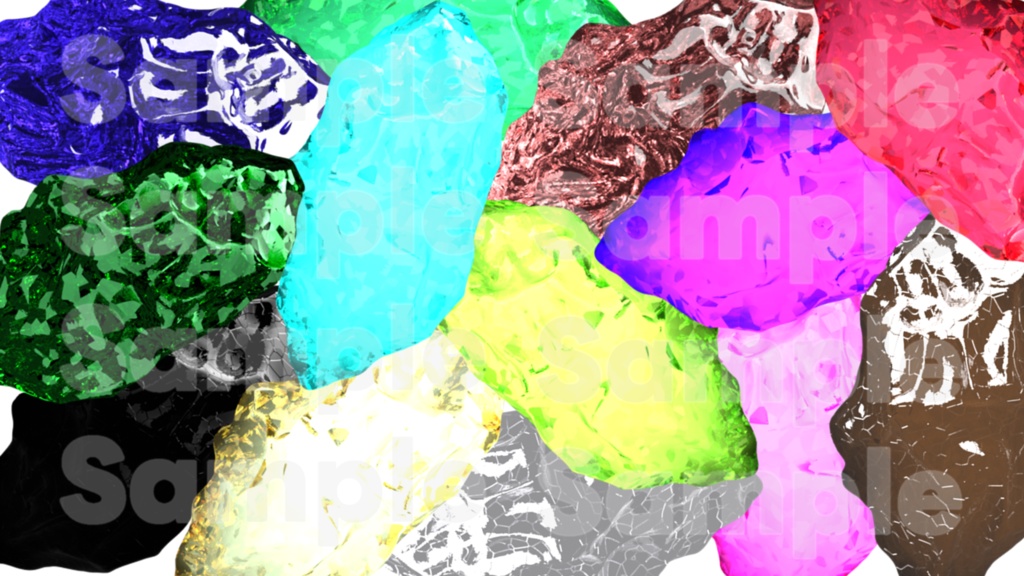 【TRPG素材 無料】色とりどりの欠片2 素材【商用利用可能】