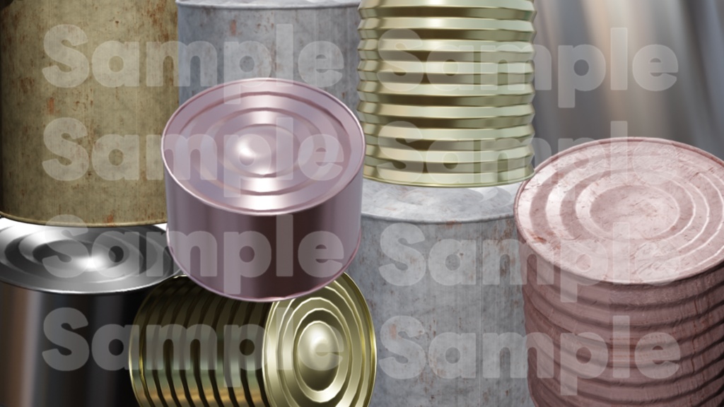 【素材 無料】缶詰 素材集【商用利用可能】