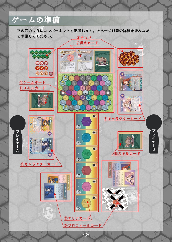 2人対戦ボードゲーム『魔女ボド!~牛追い大実験~』