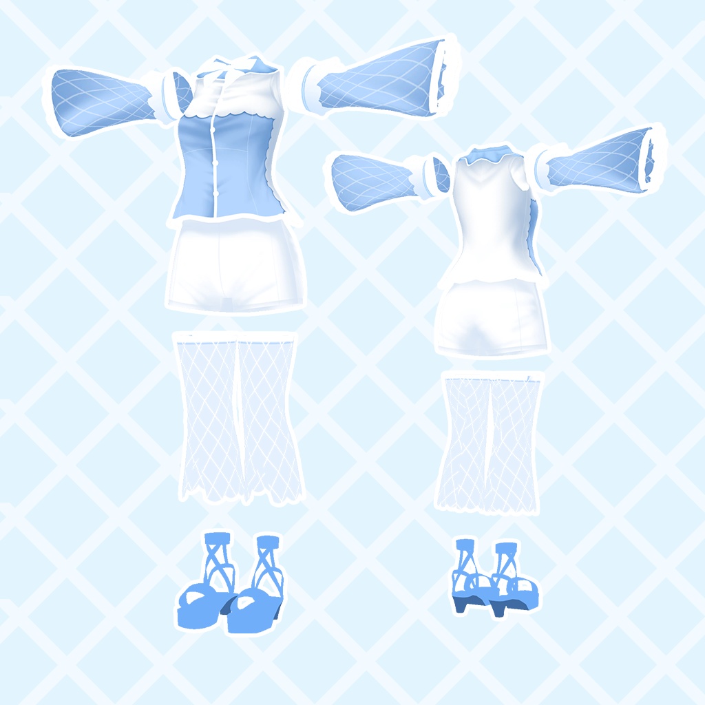 【狐雪専用衣装】ホワイトミント