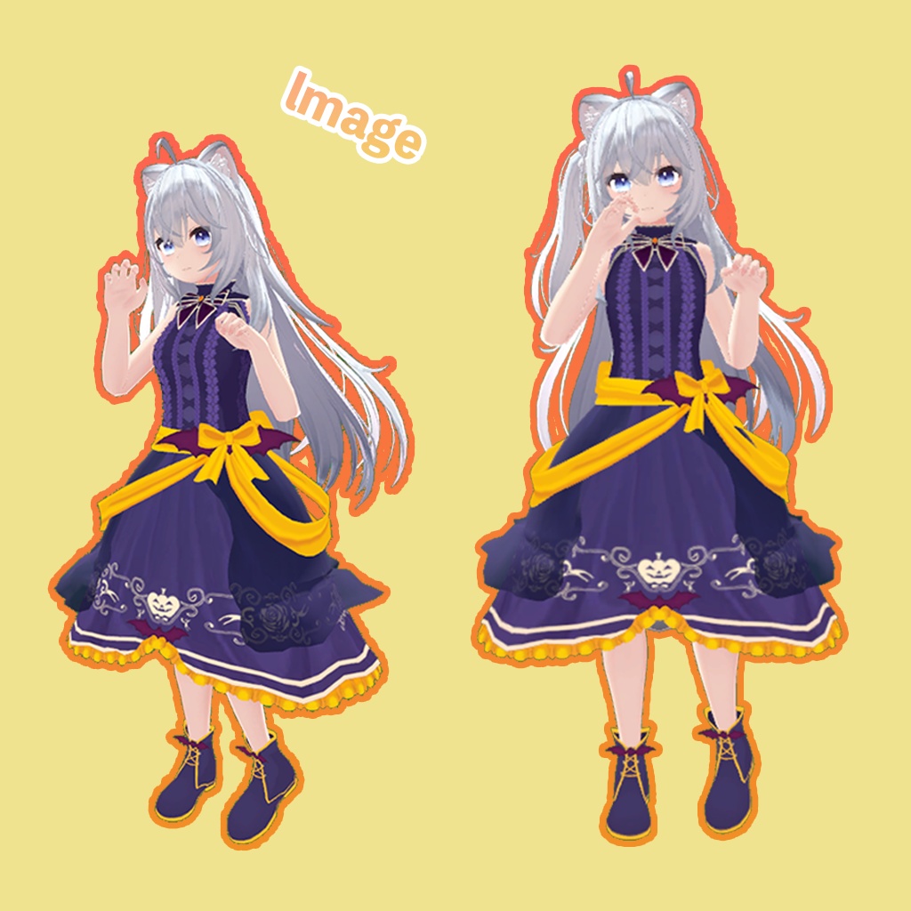 【狐雪専用衣装】ハロウィンドレス