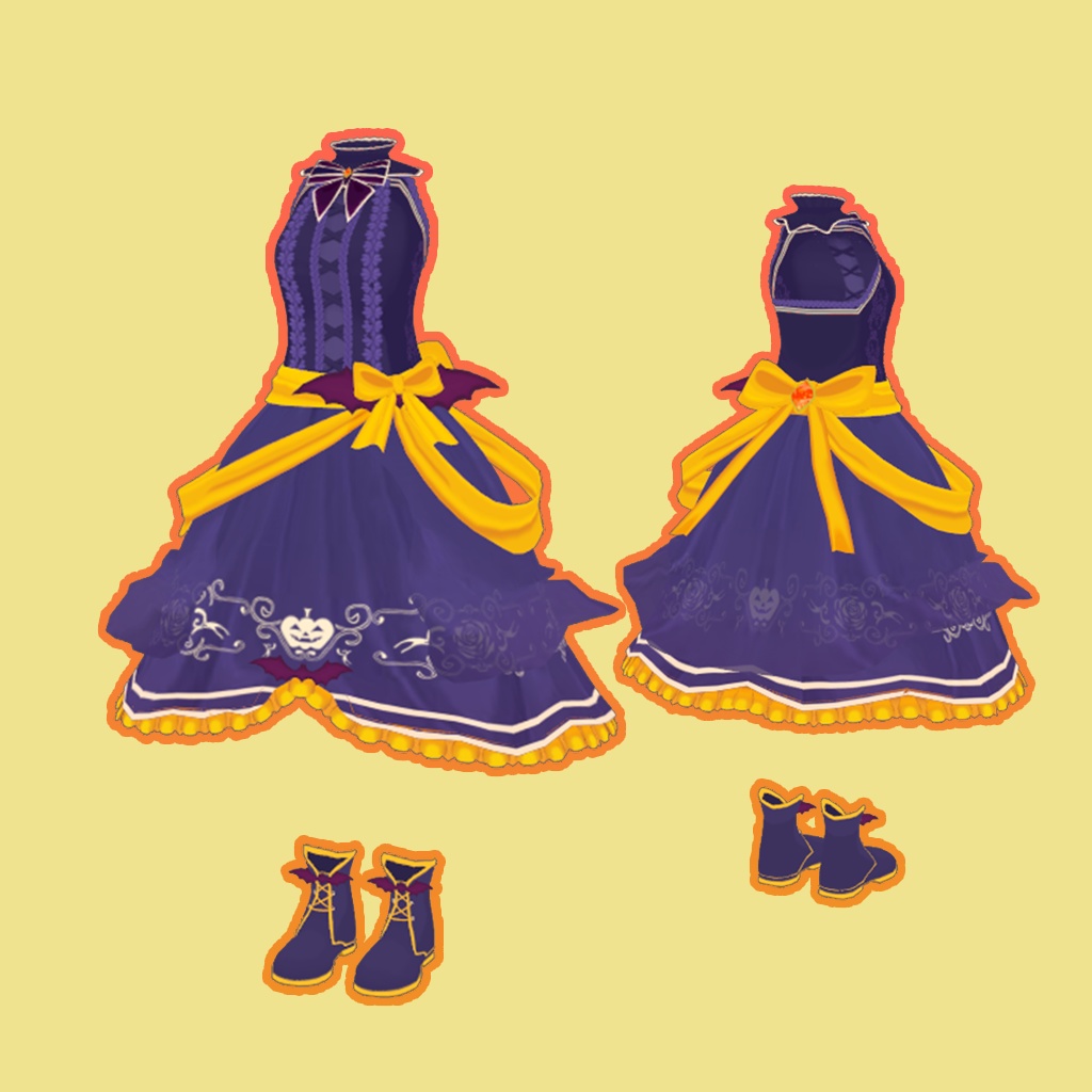 【狐雪専用衣装】ハロウィンドレス
