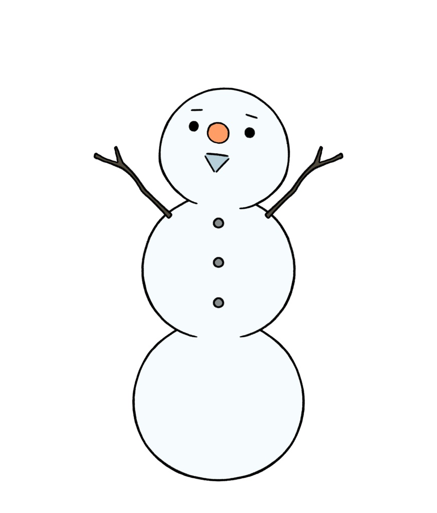 【FaceRig対応】雪だるま