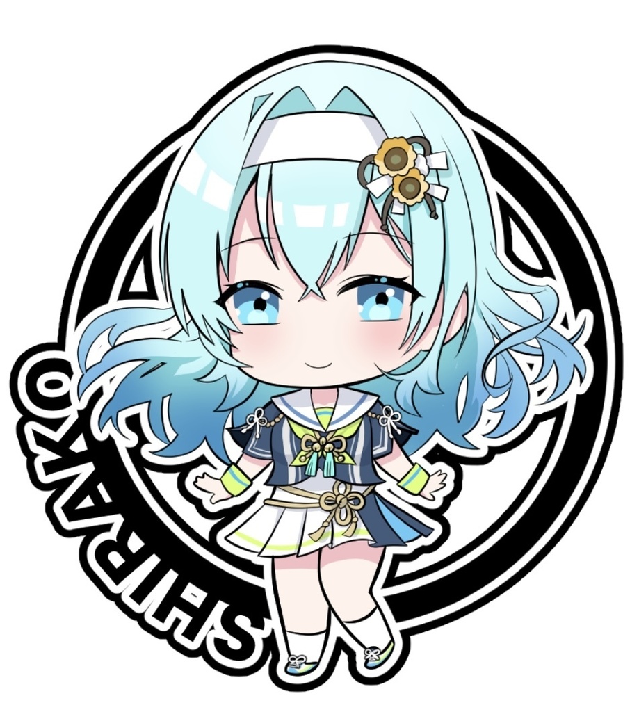 白子ひまりちゃんステッカー