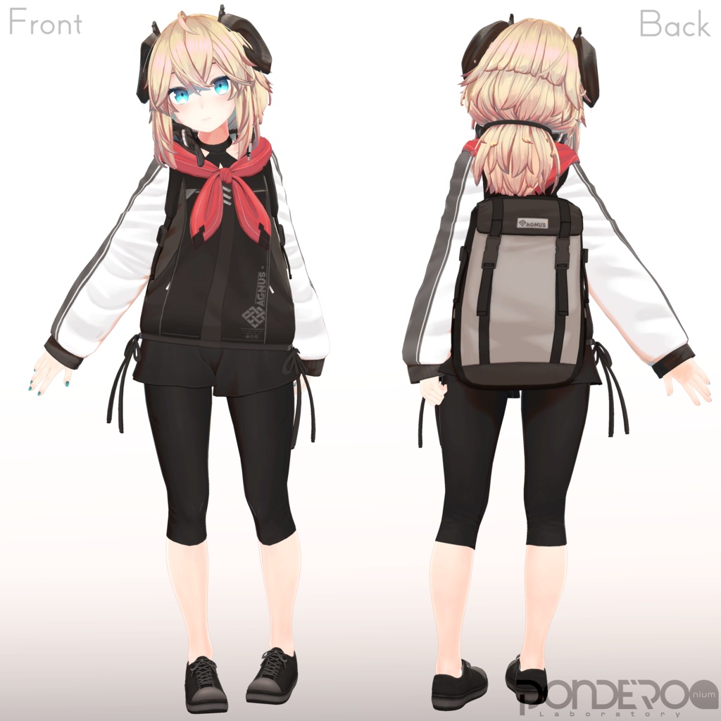 オリジナル3Dモデル「メリノ」