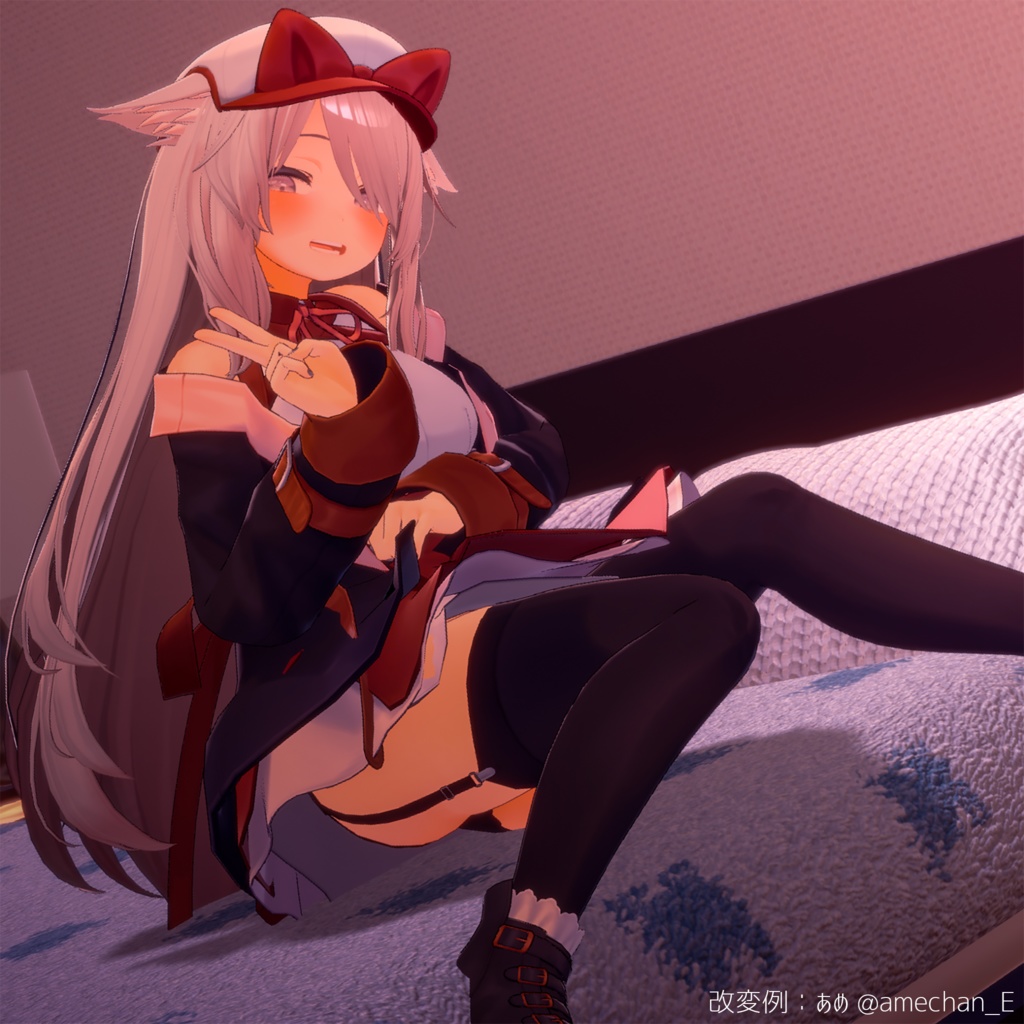 オリジナル3Dモデル「桔梗」