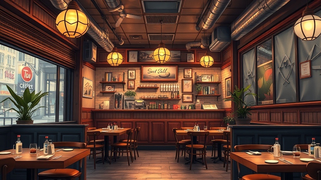 かわいいレストラン　背景素材_1920x1080（40枚）