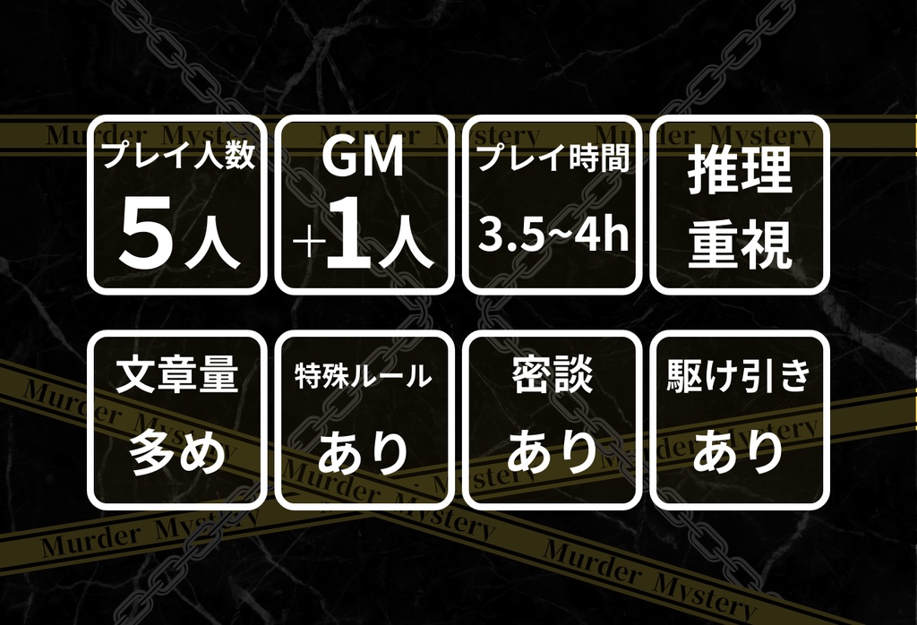 マーダーミステリー「共犯者」【マーダーミステリーOnline】