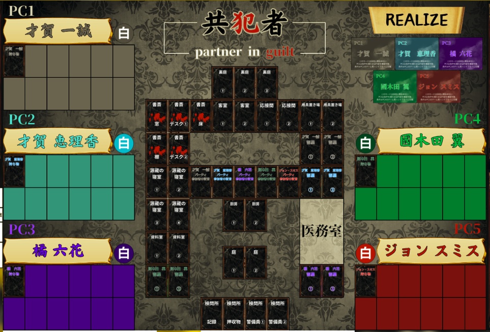 マーダーミステリー「共犯者」【マーダーミステリーOnline】