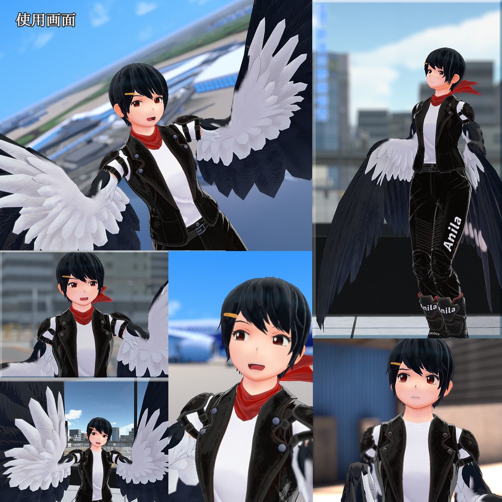 彩風つばめ【VRChat想定オリジナル3Dモデル】