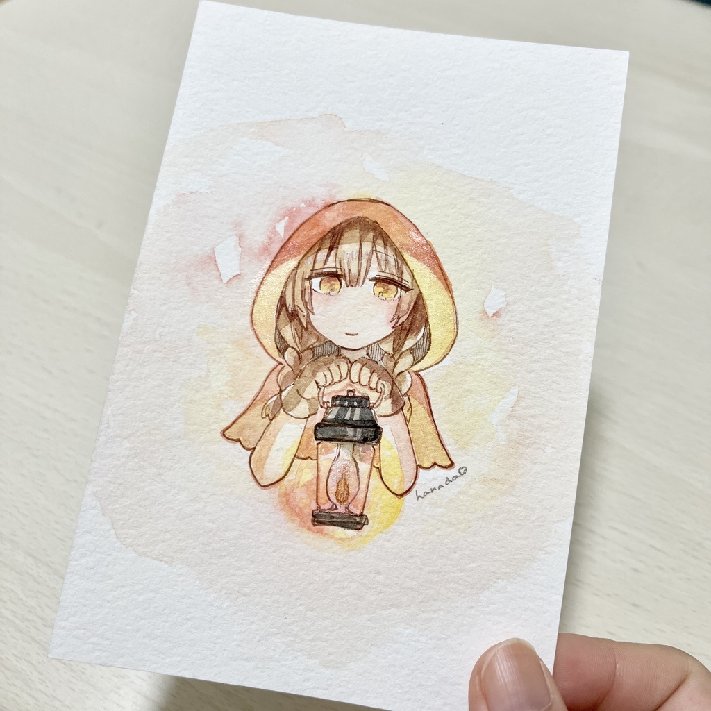 ドローイング「ランプのあかり」