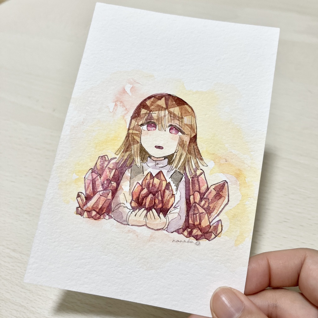 ドローイング「鉱物のきらめき」