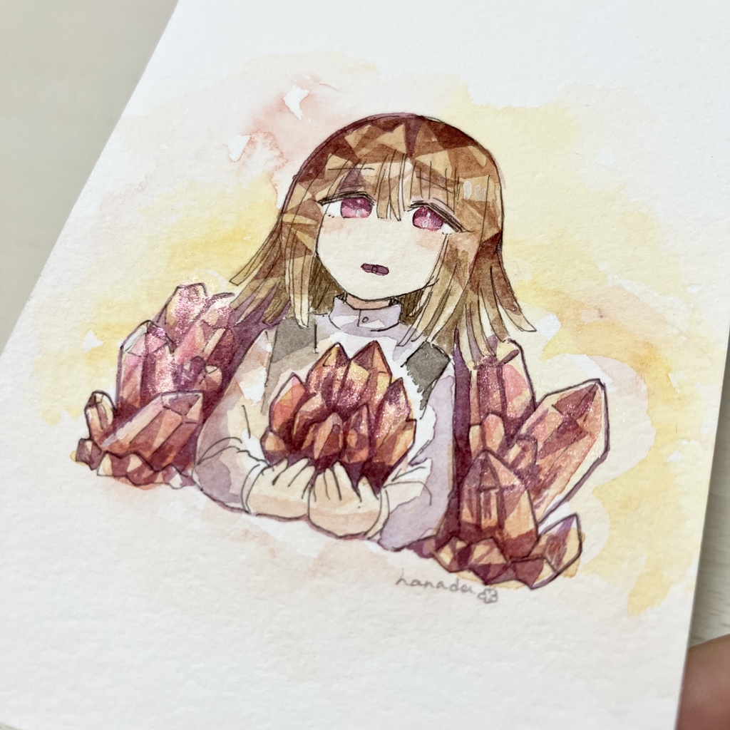 ドローイング「鉱物のきらめき」