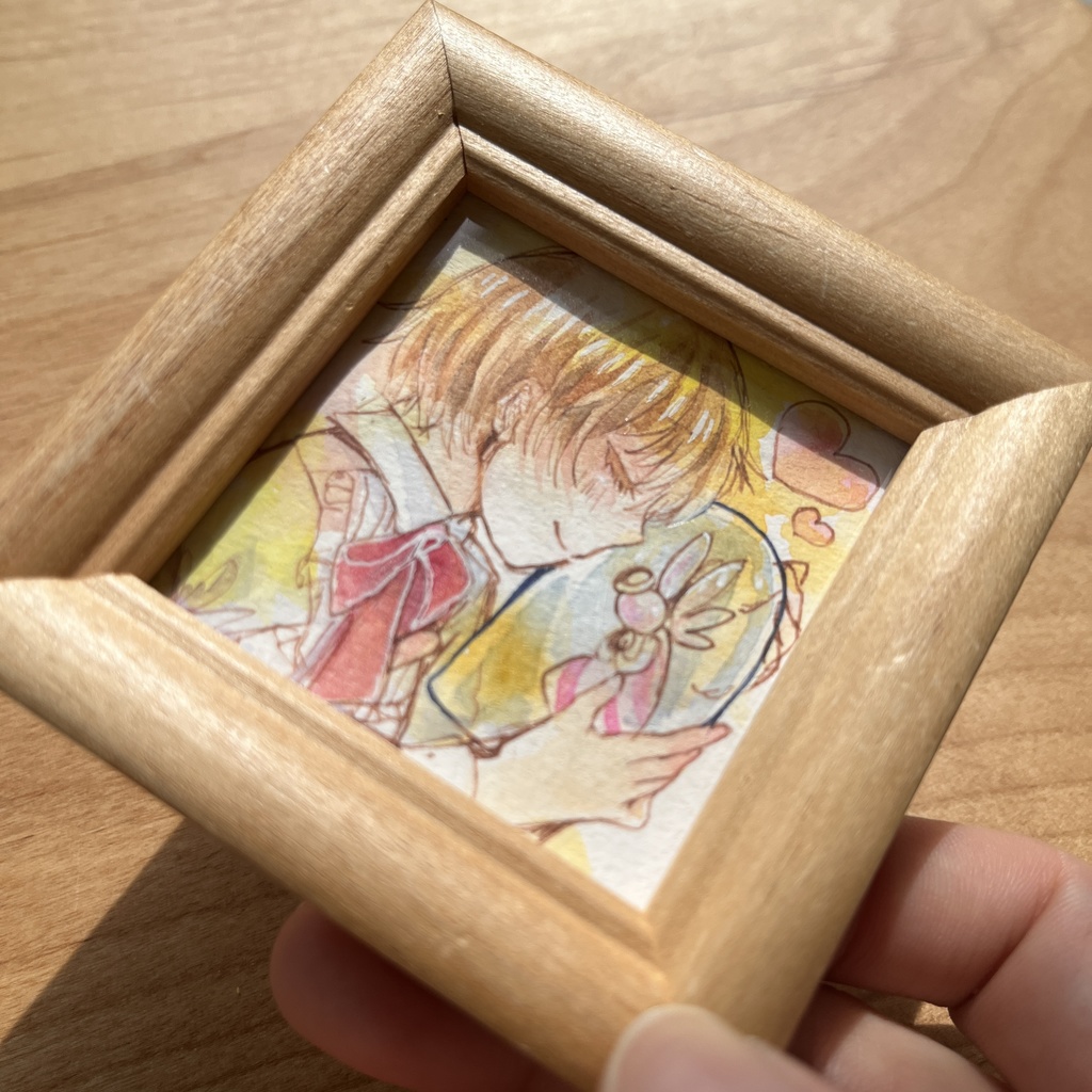 ミニ原画「ボクの天使」