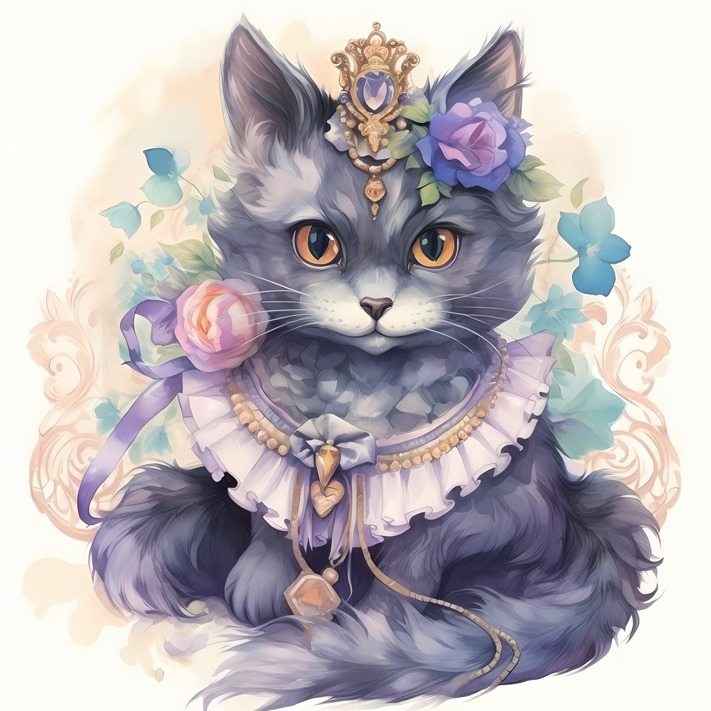 Cat Portrait ICカードステッカー