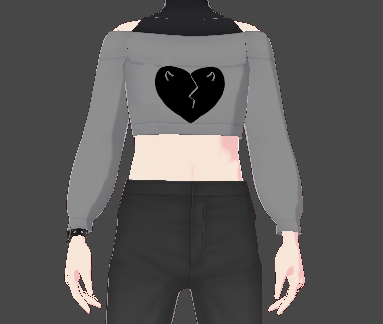 BrokenHeartCropTop