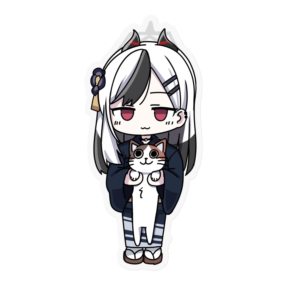 正月カヨコ猫