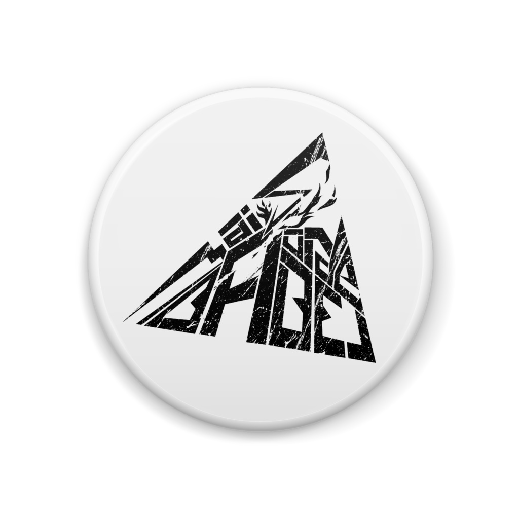 Maison de BABEL 缶バッジ 白