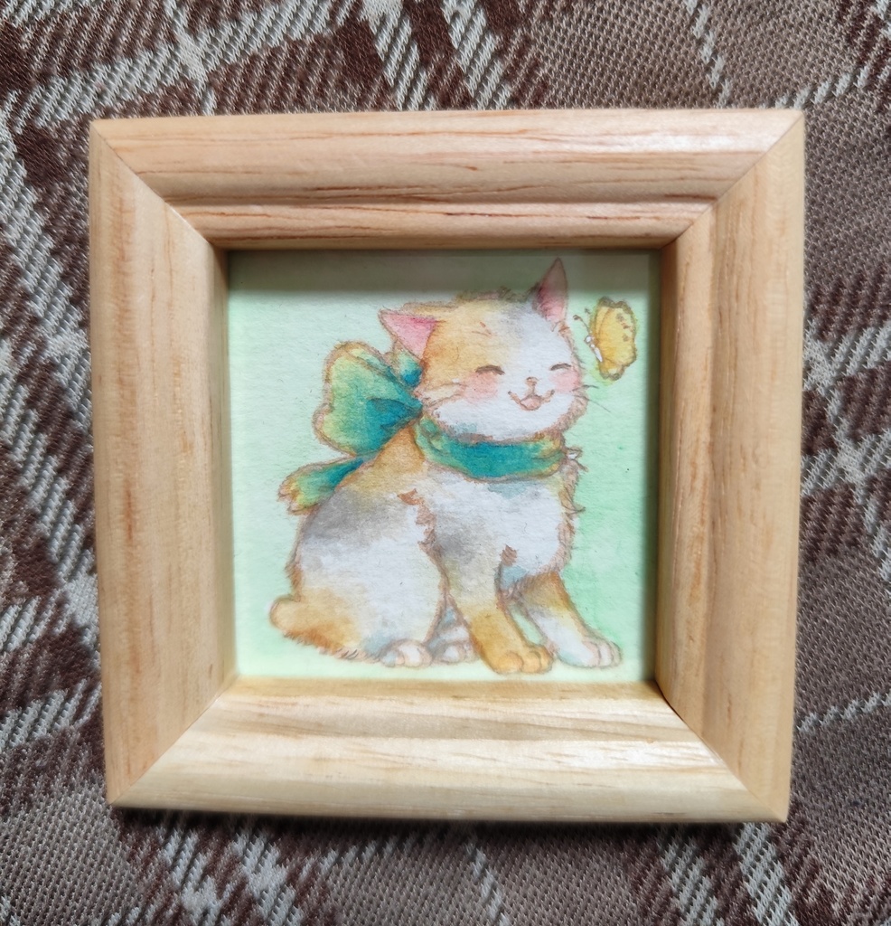 みけねことちょうちょ