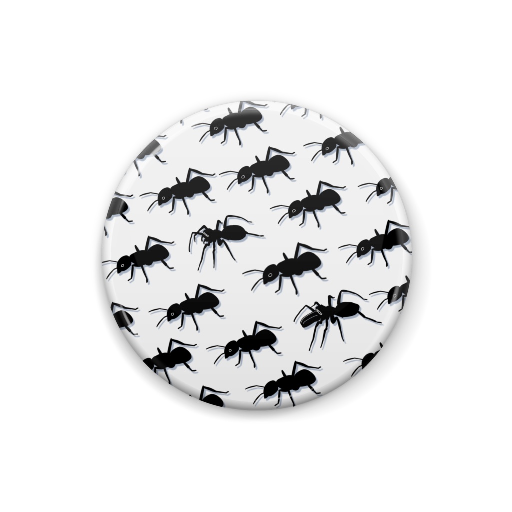 オオクロアリとアリグモ