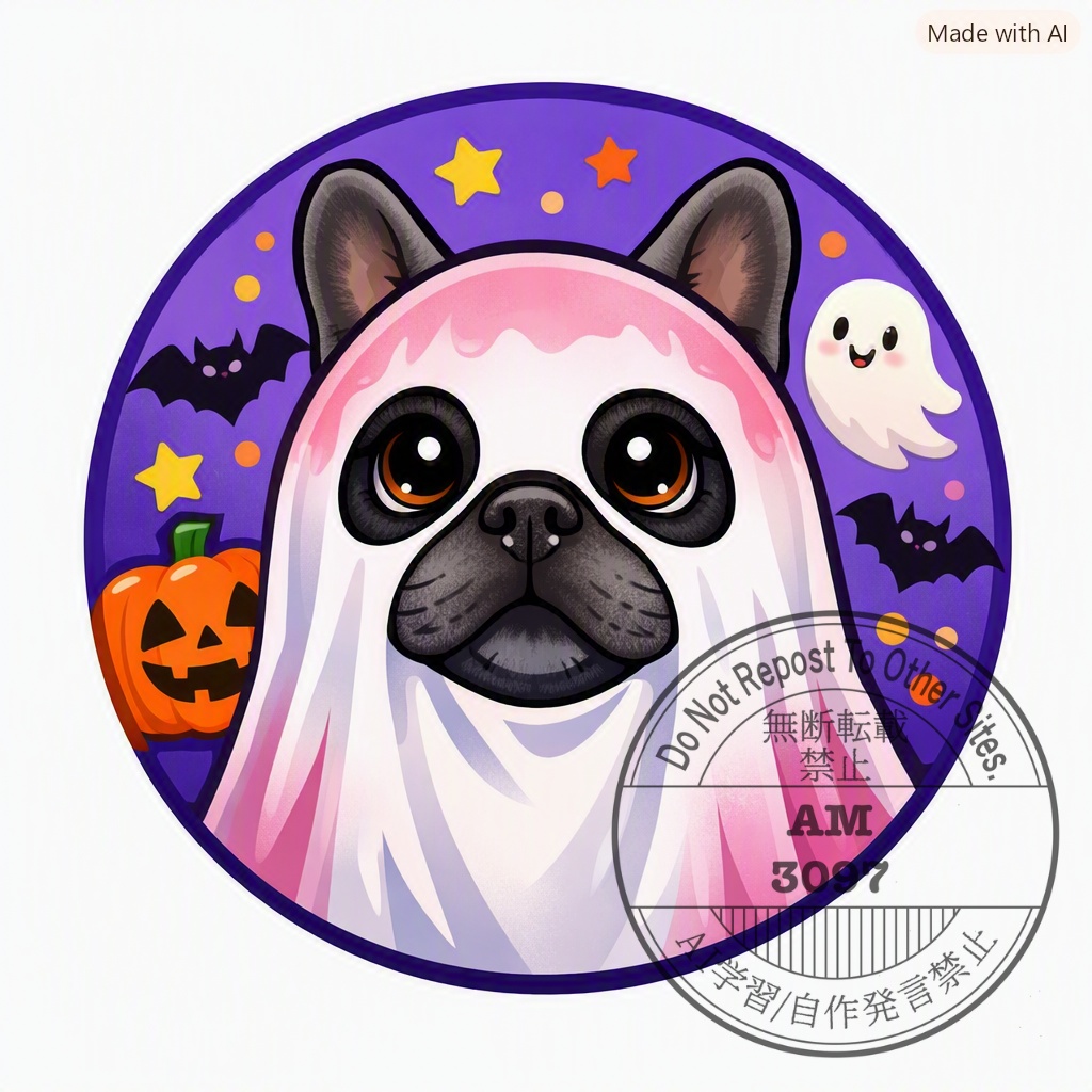 Pink Ghost Bulldog
