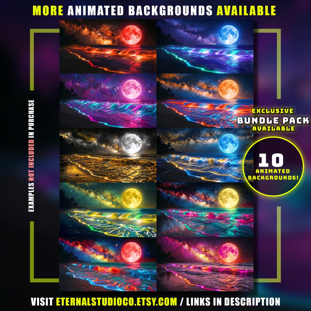 【アニメ背景】南国の夕暮れビーチ - 黄金の海と星空の始まり | Animated Background - Tropical Sunset Beach | Afternoon Seascape | Twitch, Youtube, Vtuber Stream