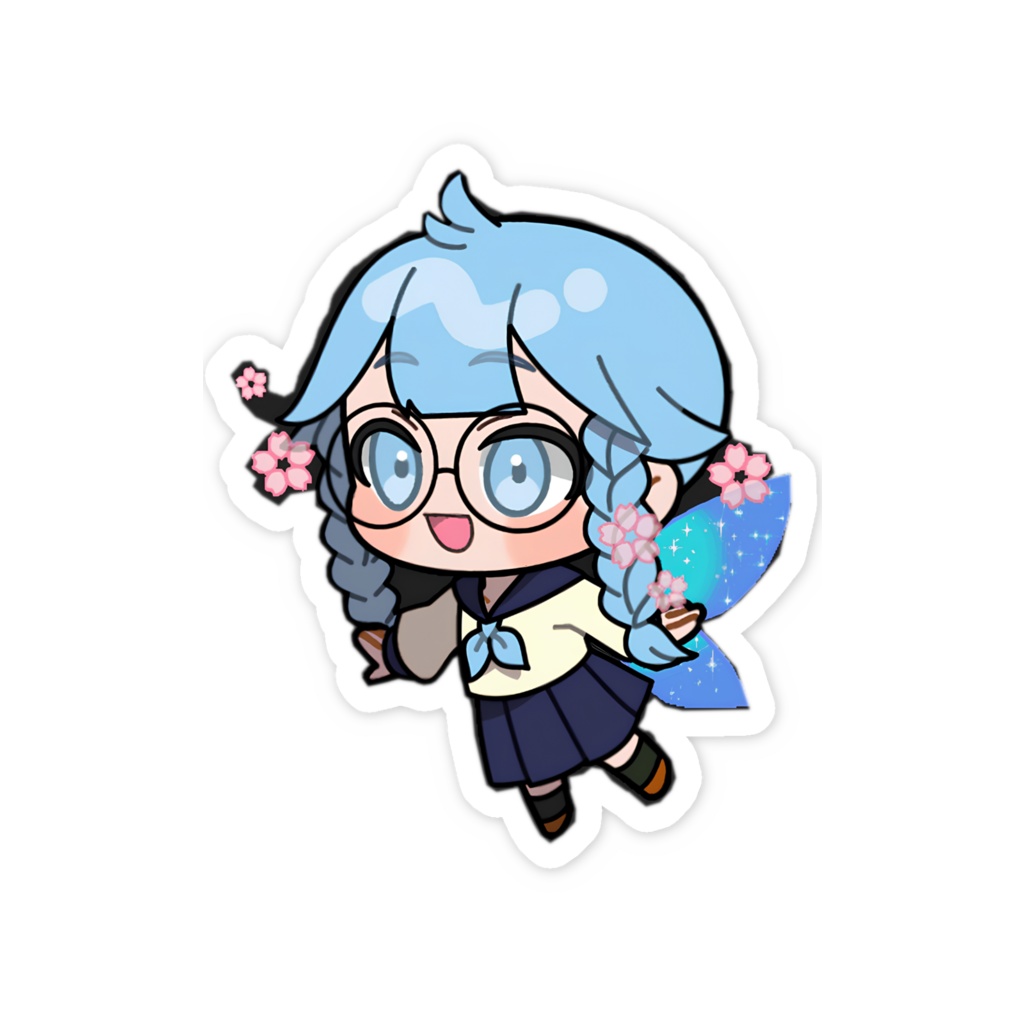 福島空宇ちゃん 妖精スマホステッカー